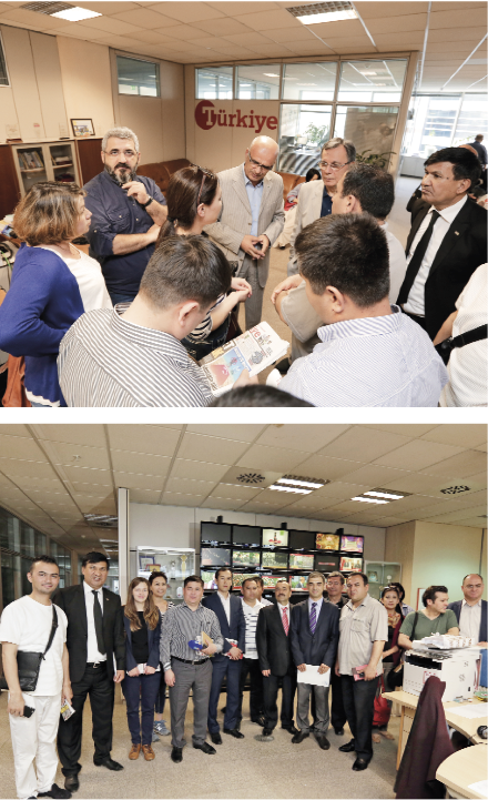 Orta Asya basın heyetini ağırladık
